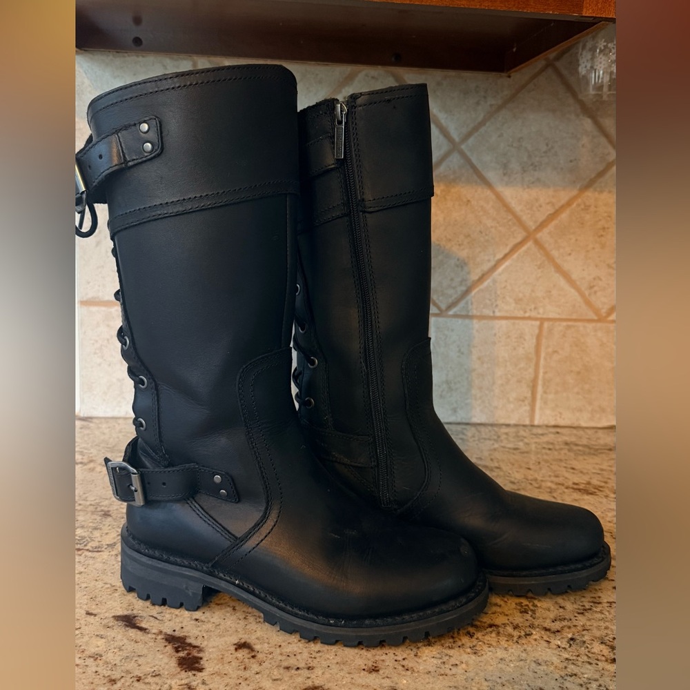 Women’s Harley Davidson Alexa 14’’ boot EUC Size 9